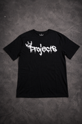 Reflective tee-black