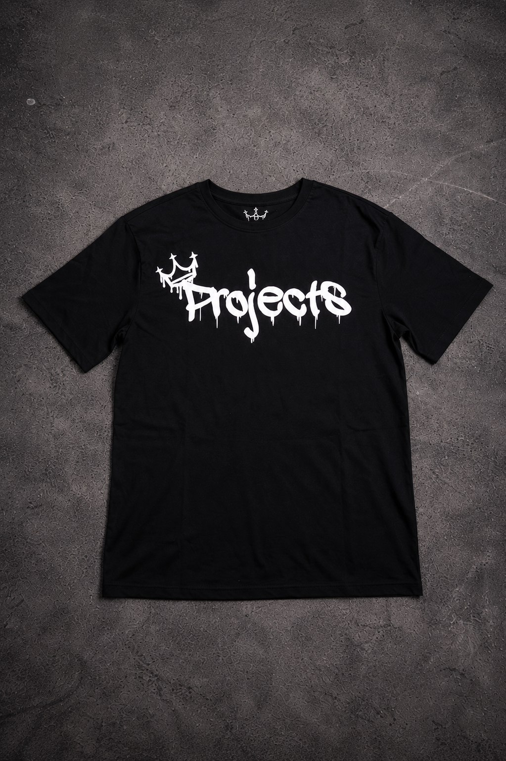 Reflective tee-black