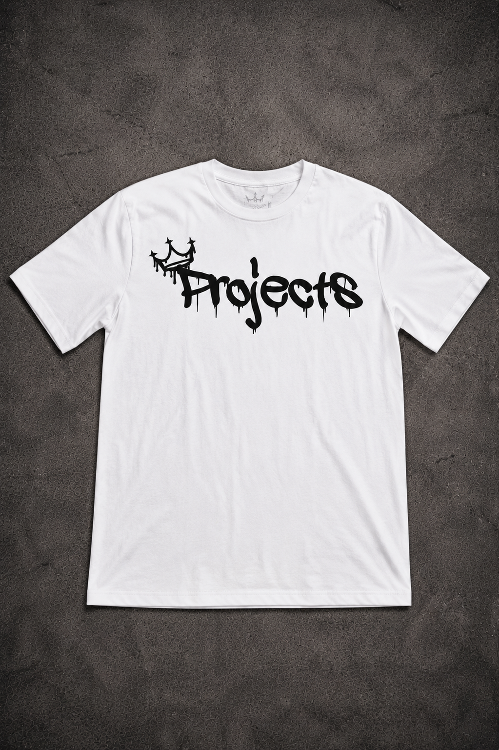 Reflective tee-white