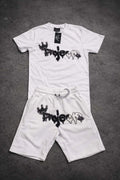 Phantom Fades – White Short Set