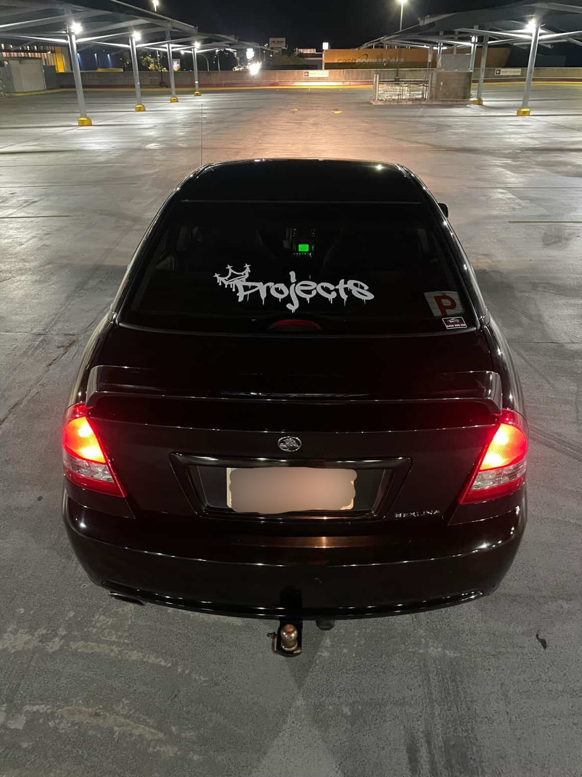 Large car window sticker